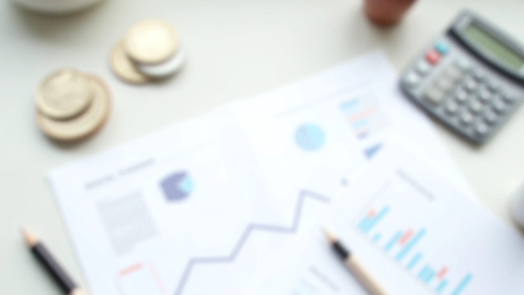 Finanční plánování — notes a grafy na papíru